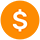 dollar sign icon